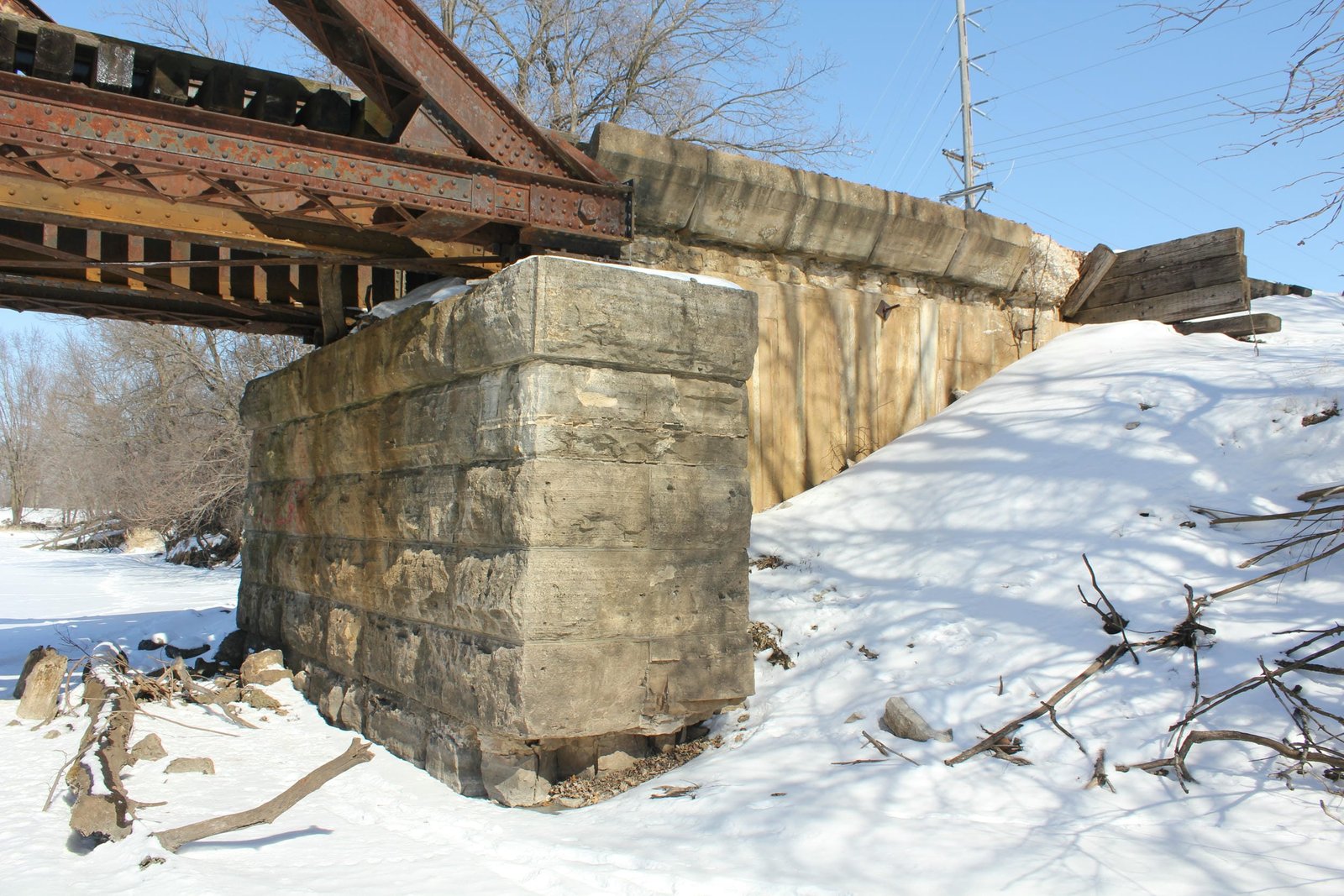 East abutment